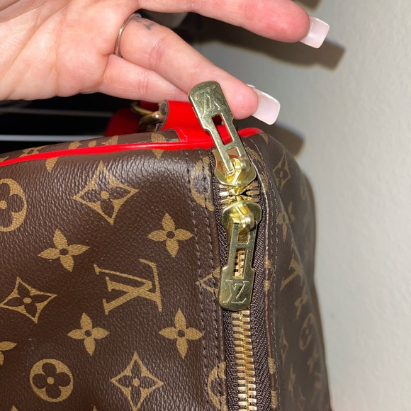 Louis Vuitton Keepall Bandouliere 50 Coquelicot - Picture 9 of 16